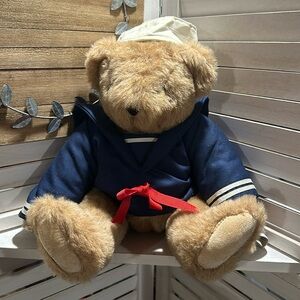 The Vermont Company Navy Teddy Bear